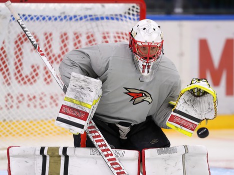 Тренировка «Авангарда» перед стартом турнира в Санкт-Петербурге