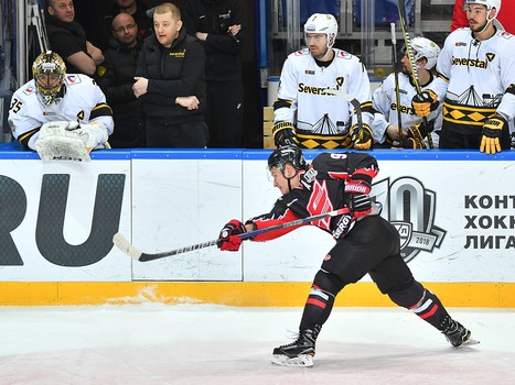 21.02.2018. Серия товарищеских матчей. "Авангард" - "Северсталь" 0:2