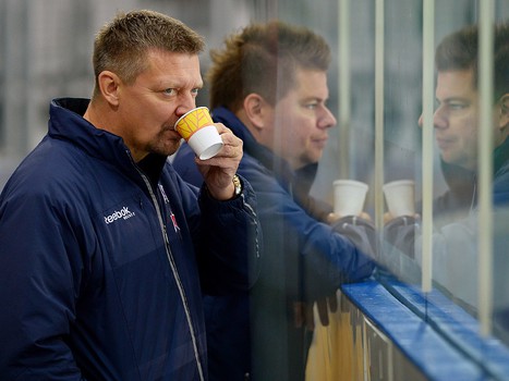 Раскатка "Авангарда" перед матчем со СКА 6 сентября 2013