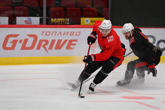 Тренировка «Авангарда» в Омске