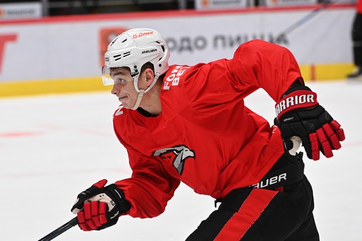 Тренировка «Авангарда» в Омске