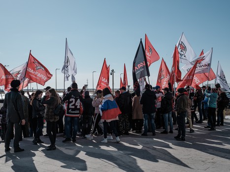 Выезд омских болельщиков в Астану на пятый матч серии «Барыс» - «Авангард»