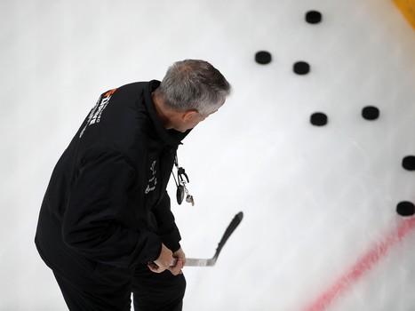 Раскатка «Авангарда» перед матчем с «Барысом»