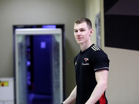 Раскатка «Авангарда» перед матчем с «Нефтехимиком»