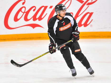 Раскатка "Авангарда" перед матчем с "Ладой"