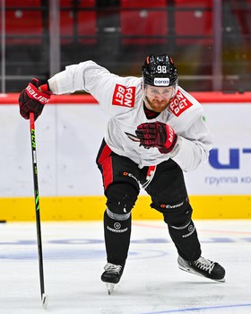 Раскатка «Авангарда» перед матчем с «Сибирью»