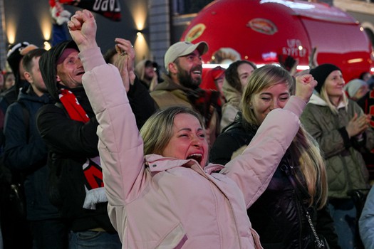 Фан-зона «Авангарда» в Городском саду