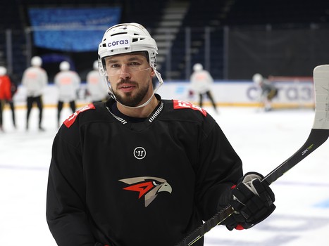 Раскатка «Авангарда» перед выездным матчем с московским «Динамо»