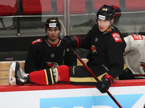 Раскатка «Авангарда» перед матчем с «Адмиралом»