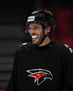 Тренировка «Авангарда» перед матчем с «Нефтехимиком»