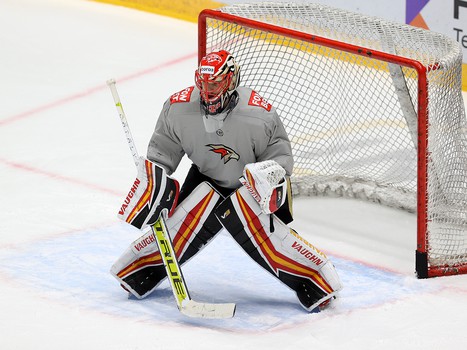 Раскатка «Авангарда» перед матчем в Хабаровске