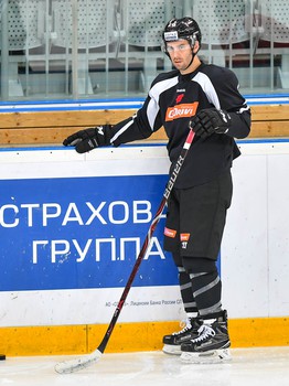 Раскатка "Авангарда" перед матчем с "Автомобилистом"