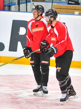 Раскатка "Авангарда" перед третьим матчем серии с "Салаватом Юлаевым"