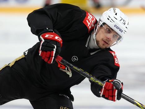 Тренировка «Авангарда» перед пятым матчем серии в Магнитогорске