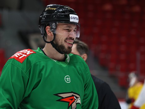 Раскатка «Авангарда» перед матчем с «Витязем»