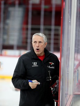 Тренировка «Авангарда» в Екатеринбурге перед третьим матчем серии с «Автомобилистом»