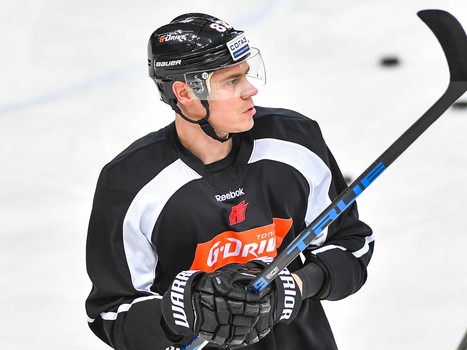 Раскатка "Авангарда" перед матчем с "Автомобилистом"