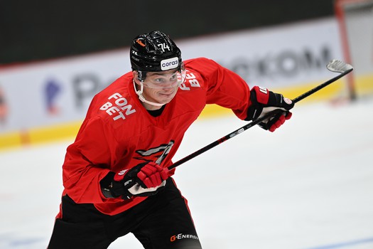 Тренировка «Авангарда» перед матчем с «Ак Барсом»