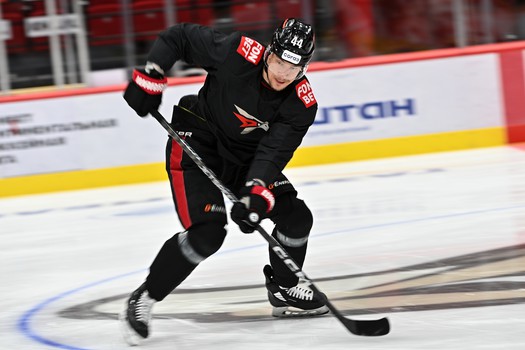 Раскатка «Авангарда» перед третьим матчем финала Востока с «Ак Барсом»