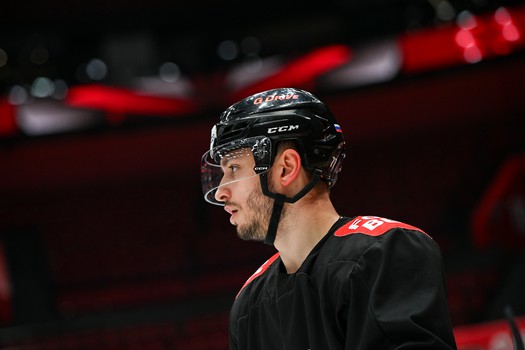 Раскатка «Авангарда» перед матчем с «Ак Барсом»