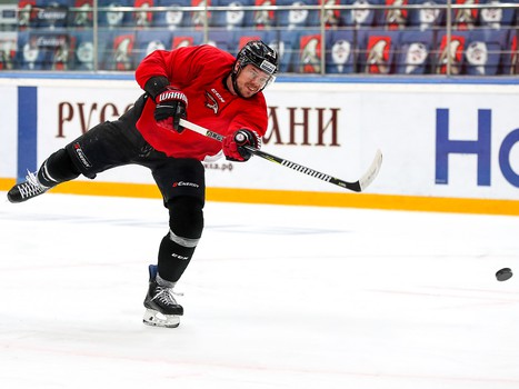 Раскатка «Авангарда» перед третьим матчем серии с «Барысом»