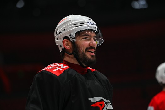 Тренировка «Авангарда» в Омске