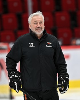 Раскатка «Авангарда» перед первым матчем серии с «Металлургом»