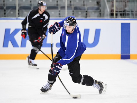 Раскатка "Авангарда" перед домашним матчем против СКА