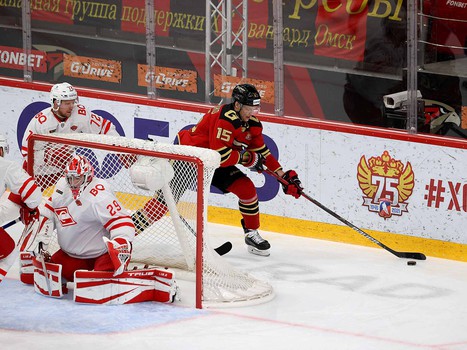 17.02.2022. Товарищеский матч. «Авангард» - «Спартак» 3:5