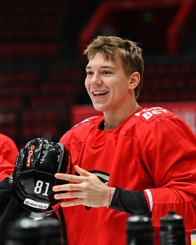 Тренировка «Авангарда» перед матчем с «Автомобилистом»