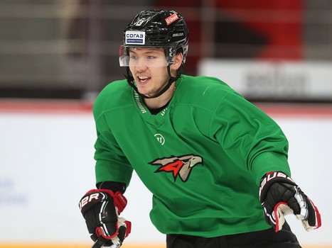 Раскатка «Авангарда» перед матчем с ХК «Сочи»