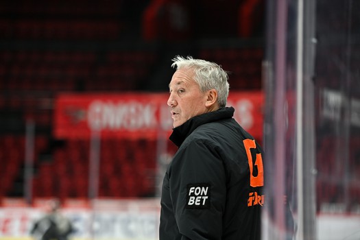 Раскатка «Авангарда» перед матчем с «Салаватом Юлаевым»