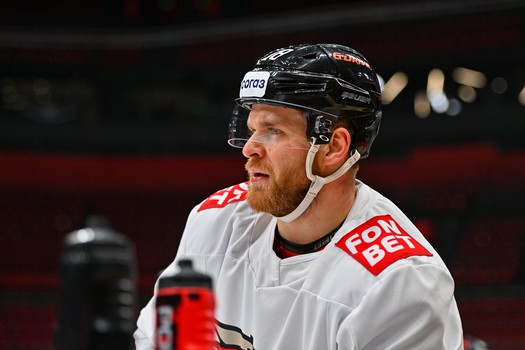 Раскатка «Авангарда» перед матчем с «Металлургом»