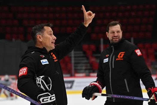 Тренировка «Авангарда» в Омске