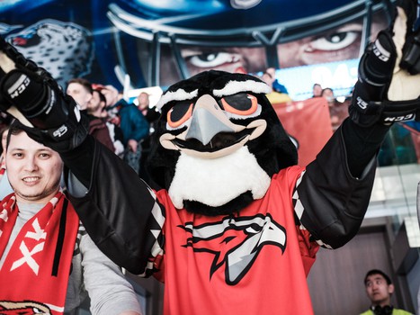 Выезд омских болельщиков в Астану на пятый матч серии «Барыс» - «Авангард»