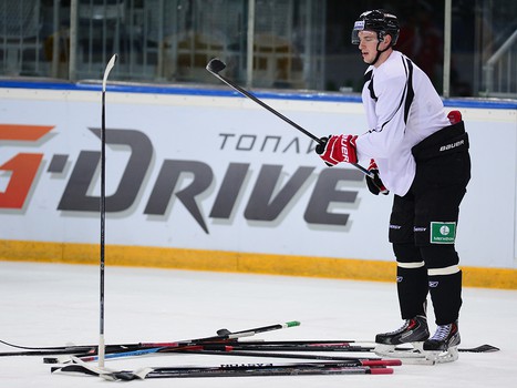 Тренировка "Авангарда" перед стартом домашней серии