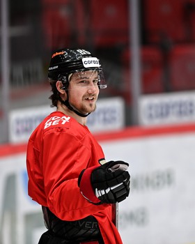 Раскатка «Авангарда» перед матчем с московским «Динамо»