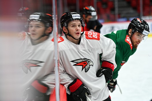 Раскатка «Авангарда» перед матчем с «Ак Барсом»