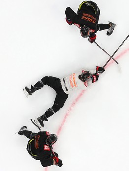 Раскатка «Авангарда» перед матчем с рижским «Динамо»