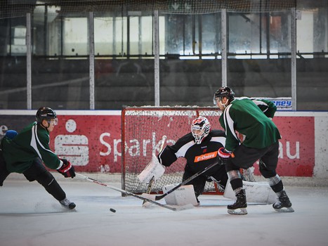 Раскатка "Авангарда" перед товарищеским матчем со сборной Италии