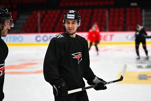 Раскатка «Авангарда» перед матчем с «Автомобилистом»