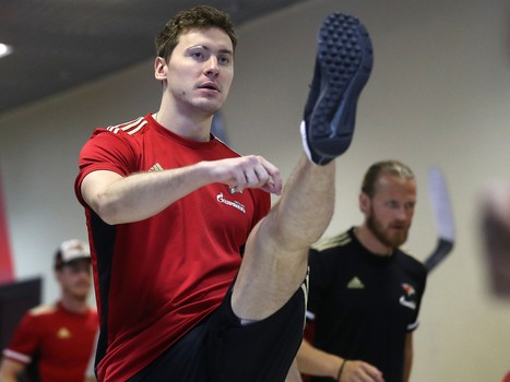 Первая тренировка «Авангарда» в новом сезоне