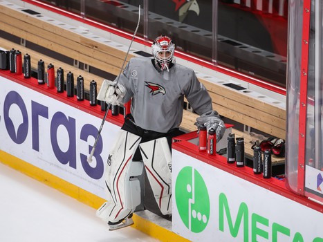 Раскатка «Авангарда» перед матчем с «Сочи»