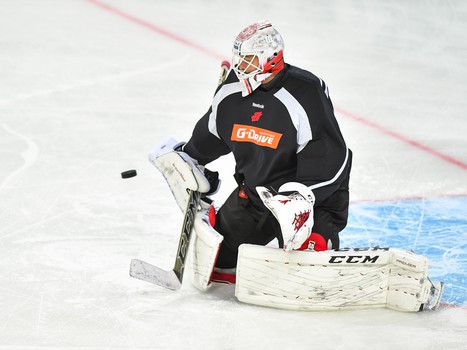 Раскатка "Авангарда" перед первым матчем сезона с рижским "Динамо"