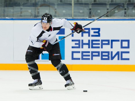 Раскатка "Авангарда" перед матчем с "Ак Барсом"