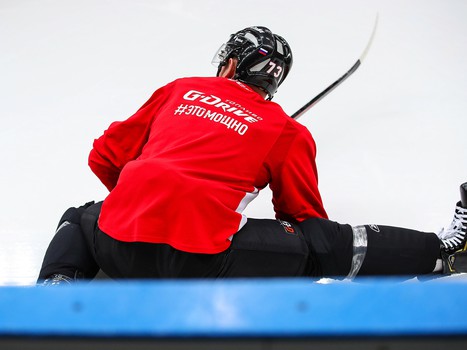 Раскатка «Авангарда» перед матчем с «Сибирью»