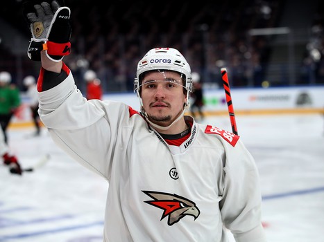 Тренировка «Авангарда» перед третьим матчем серии с «Металлургом»