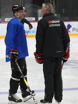 Открытая тренировка «Авангарда» для прессы и болельщиков