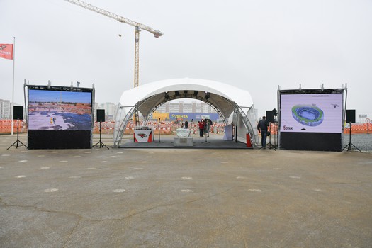 Стартовала активная фаза строительства «Арены Омск»