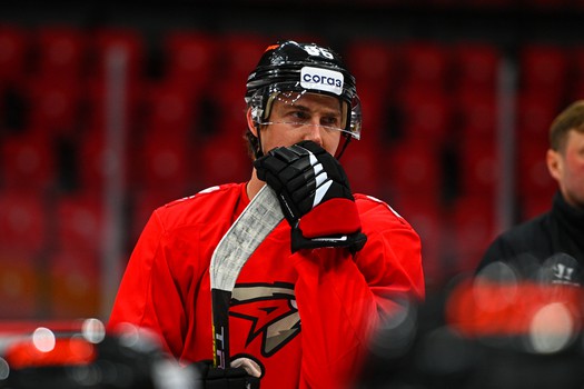 Раскатка «Авангарда» перед матчем с «Амуром»